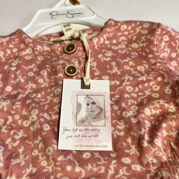Jessica Simpson Baby Girl 2 Piece Pants and Sweater - NWT - Size 0-3 Months - Picture 3 of 4